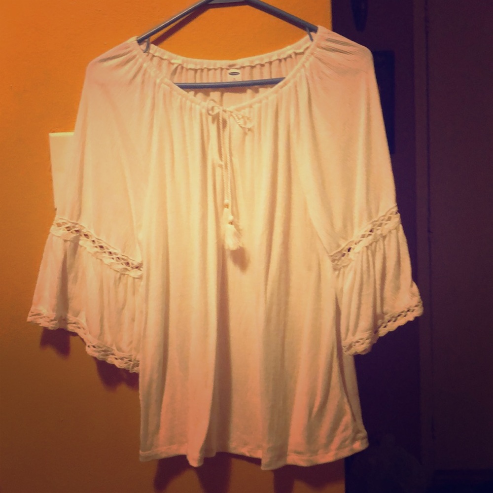 White top Boho look